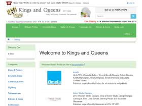 Kings and Queens Discount Codes & Vouchers 2021